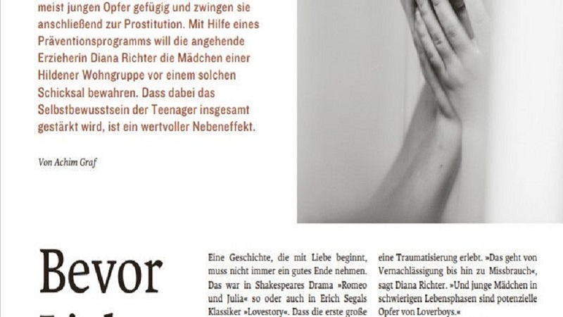 Bevor Liebe böse endet – Spezialausgabe des Magazins „recke:in“ der Graf Recke Stiftung